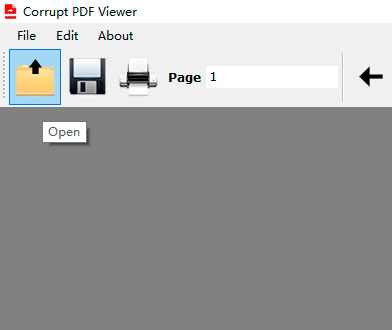 Open the Damaged PDF File
