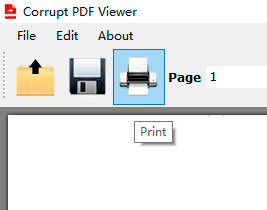 Print the repaired PDF